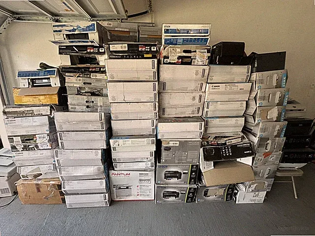 Huge Lot Of Printers + Ink- HP, Brother, Epson, Kodak, Canon, Pantum- 66 Total
